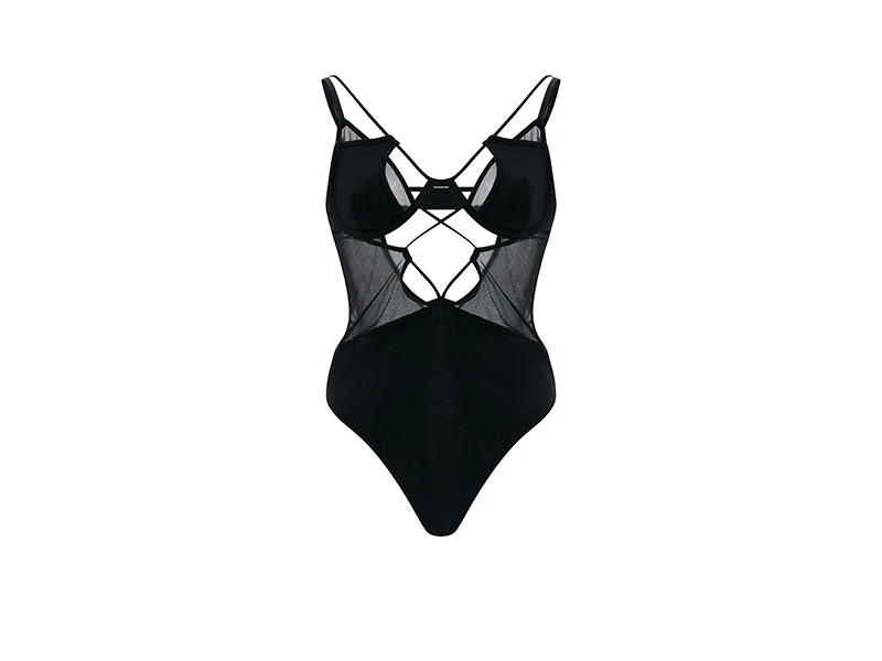 Black Push Up Corset Top